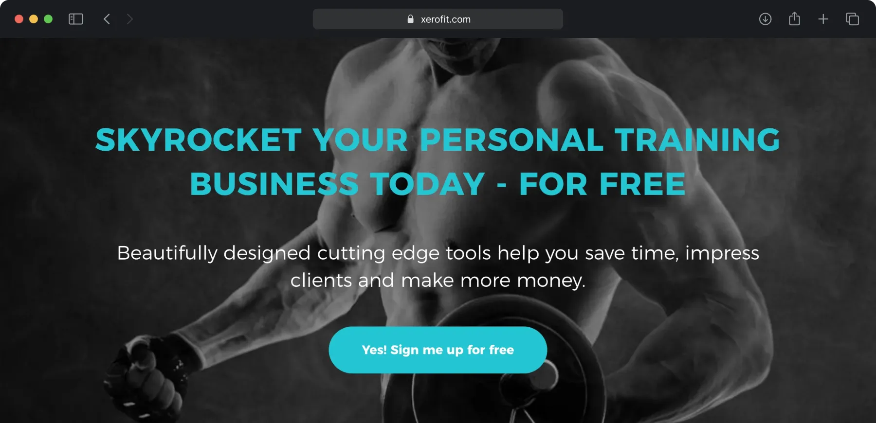 Project Hero Xerofit Homepage